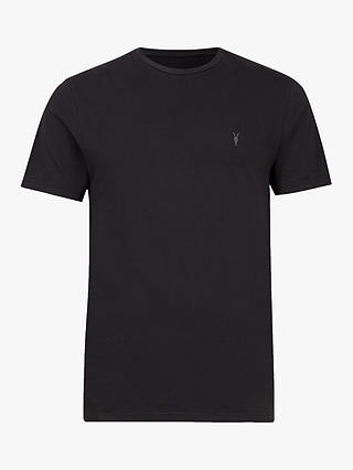 AllSaints Ossage T-Shirt, Soot Black Marl