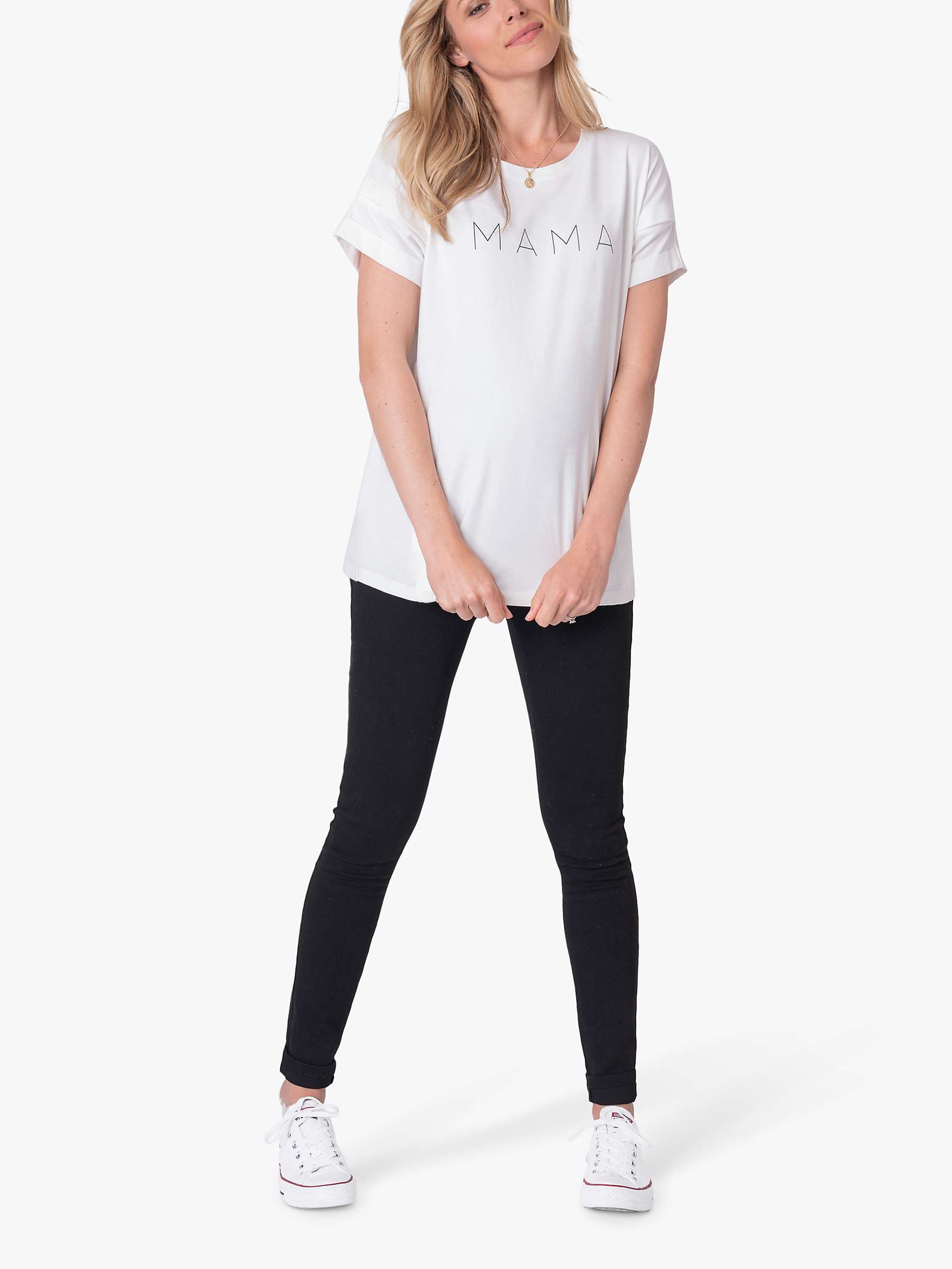 Buy Seraphine Mama & Mini Nursing T-Shirt & Baby T-Shirt, White Online at johnlewis.com