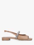 Kurt Geiger London Princely Leather Embellished Slingback Sandals