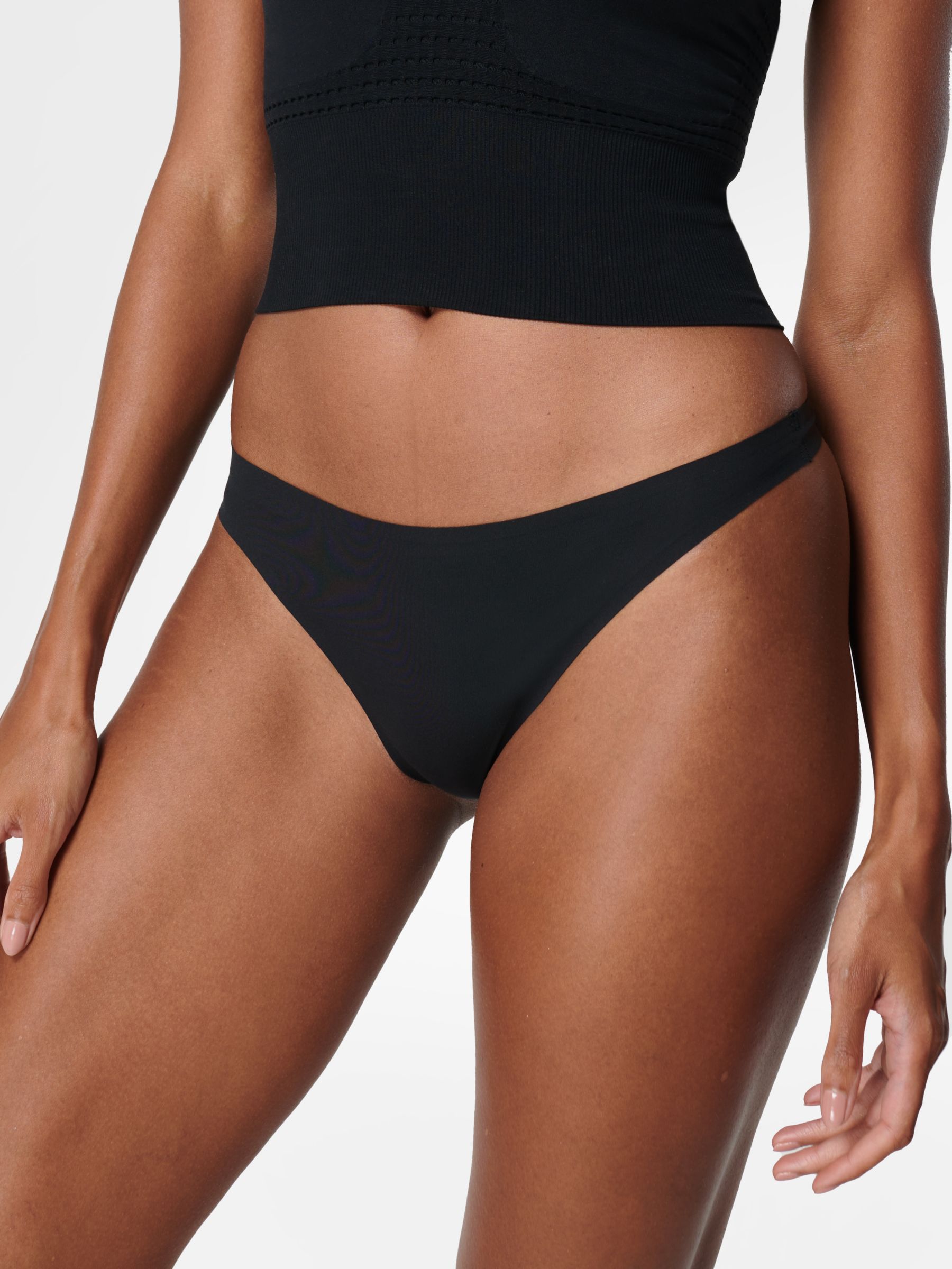 Sweaty Betty Barely There Thong, Black, M