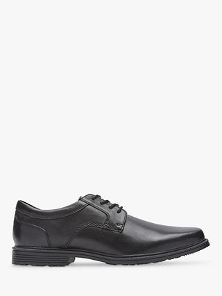 Rockport Taylor Waterproof Leather Plain Toe Oxford Shoes, Black