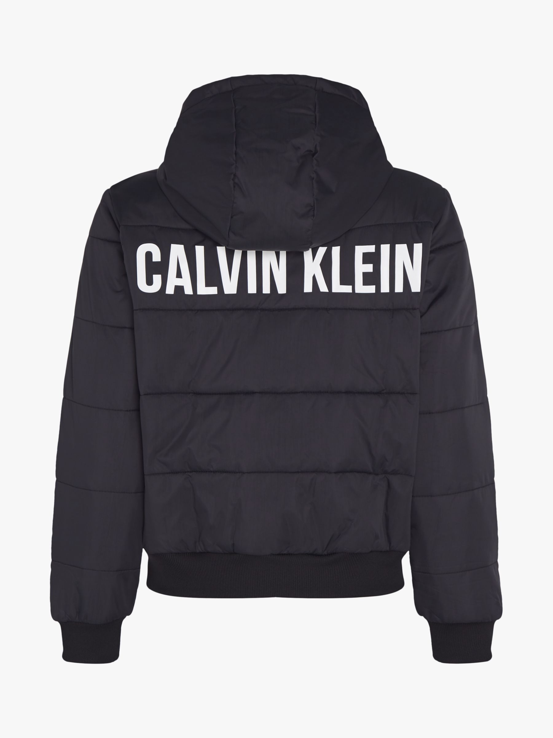 Calvin Klein Performance Padded Jacket, CK Black at John Lewis & Partners