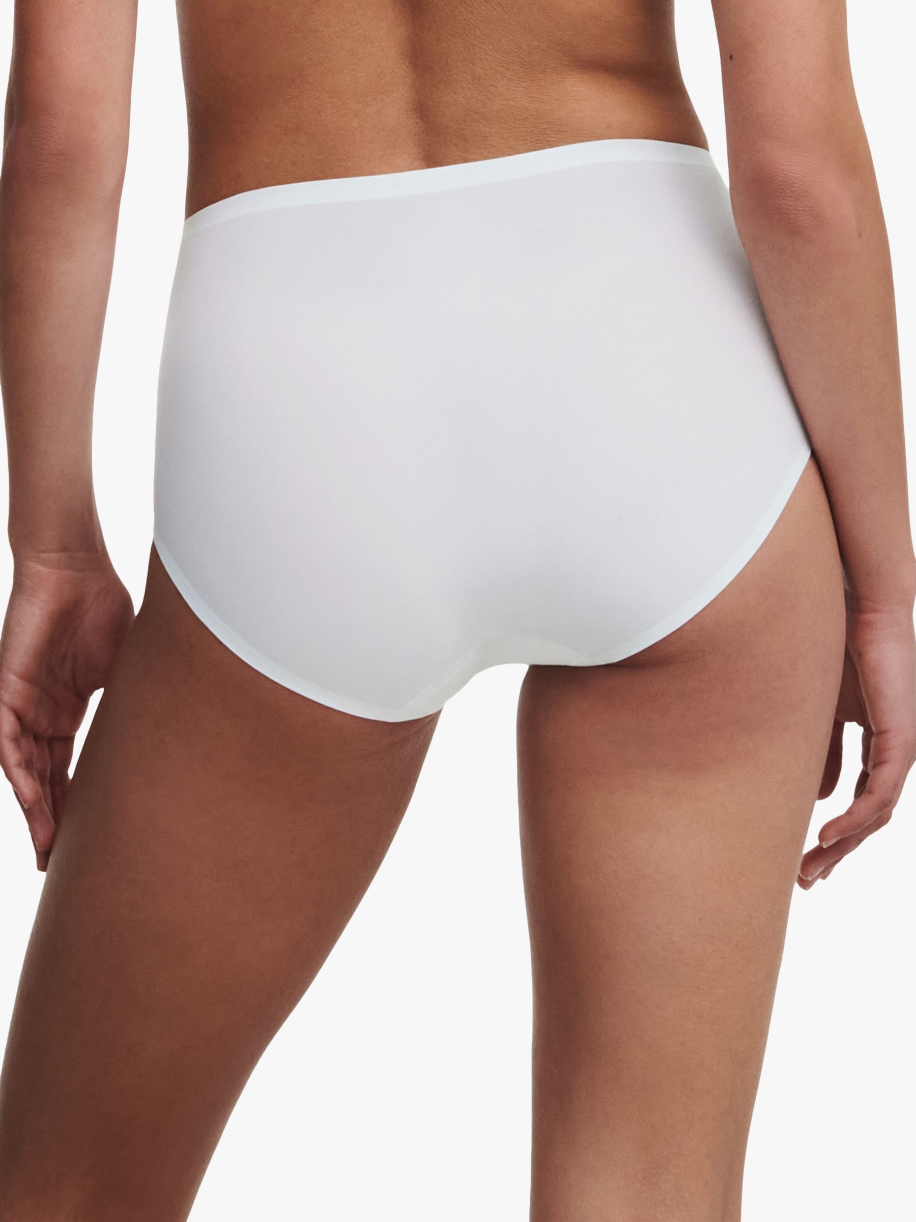 Chantelle Soft Stretch High Waisted Knickers, White at John Lewis & Partners