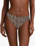 Chantelle Soft Stretch String Knickers, Leopard Print