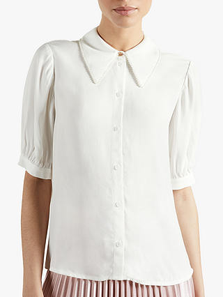 Ted Baker Guiliaa Short Sleeve Blouse, White