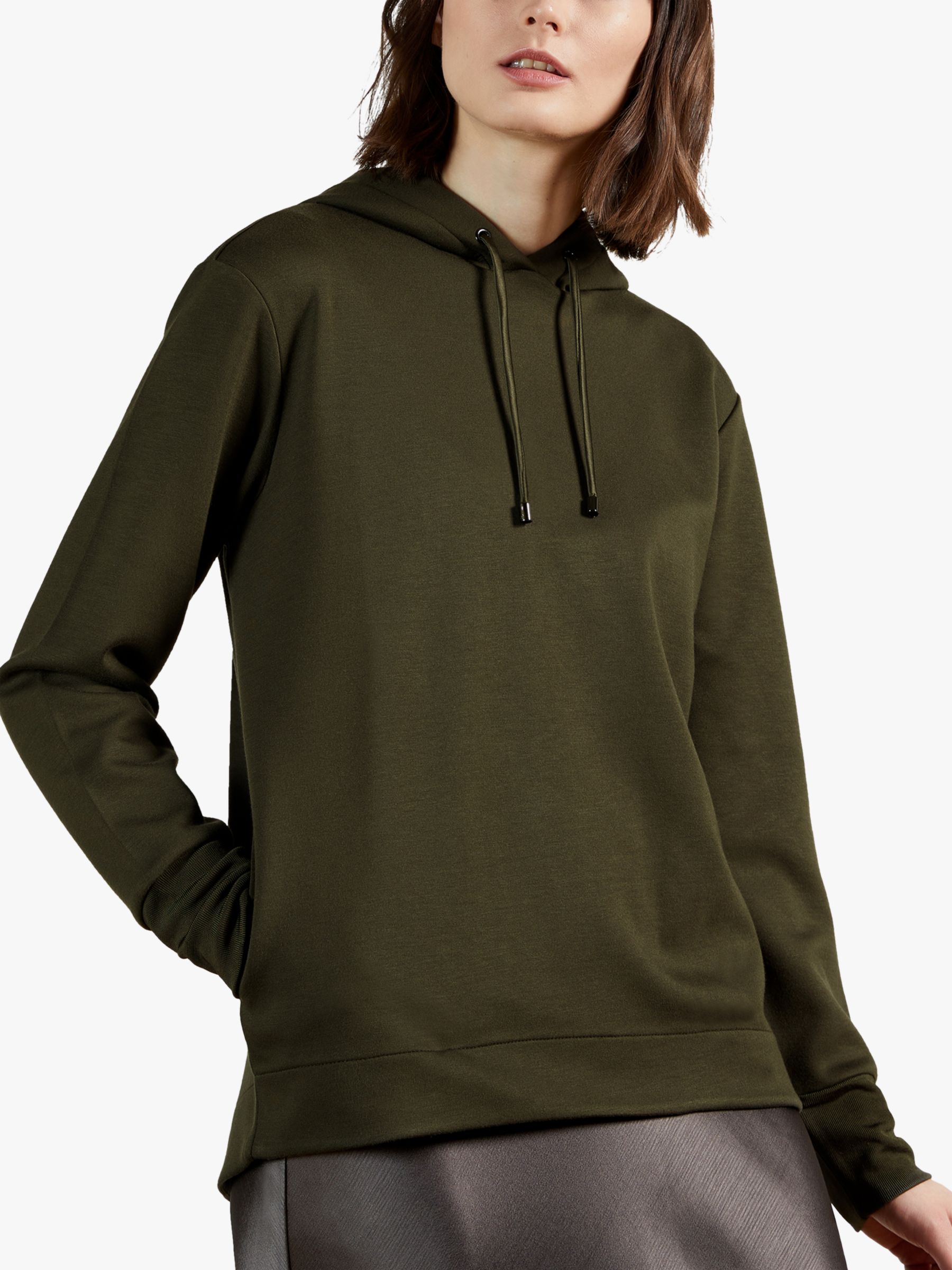 Ted Baker Kraaken Hoodie, Khaki at John Lewis & Partners