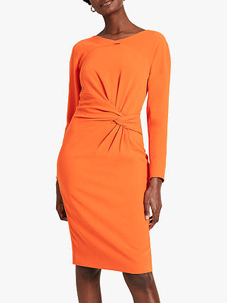 Damsel in a Dress Valo Twist Front Dress, Orange
