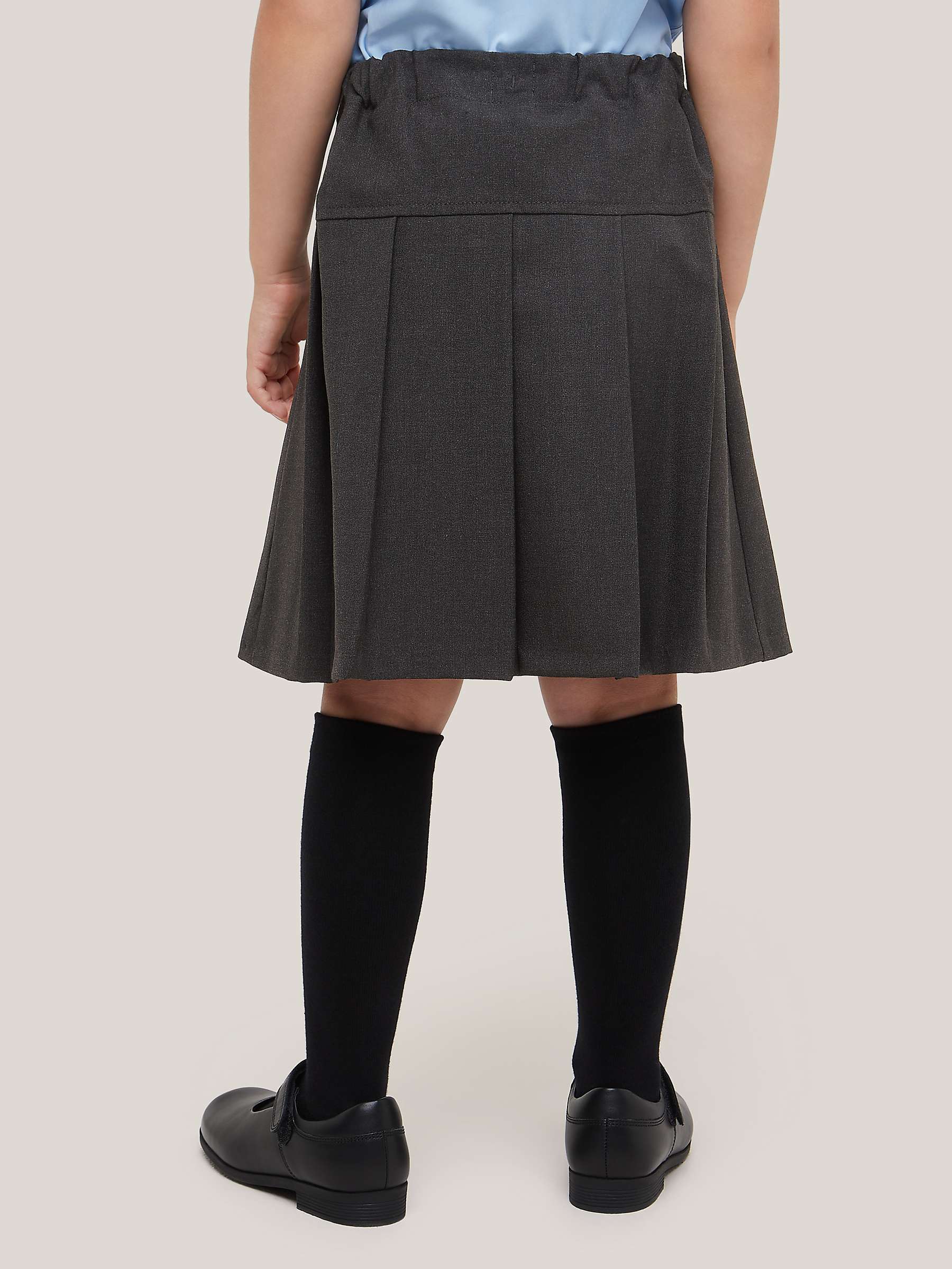 Buy John Lewis Girls' Generous Fit Adjustable Waist Pleated Stain Resistant School Skirt Online at johnlewis.com
