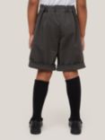 John Lewis Girls' Adjustable Waist City School Shorts