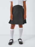 John Lewis ANYDAY Girls' Adjustable Waist School Skirt, Pack of 2, Grey