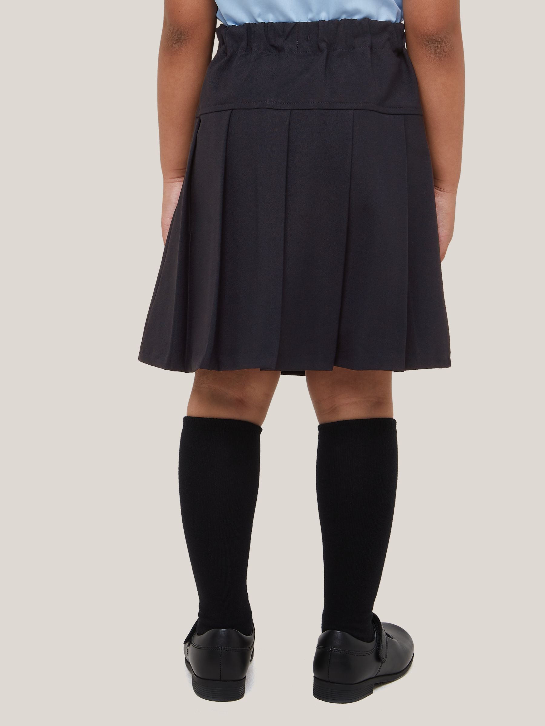 Girls Half Drop Pleated Skirt Black Skirt Women's Skirts Girls Grey School Skirt Black Pleated School Skirt Black School Skirt Navy Blue Skirt Skirts For Women Uk