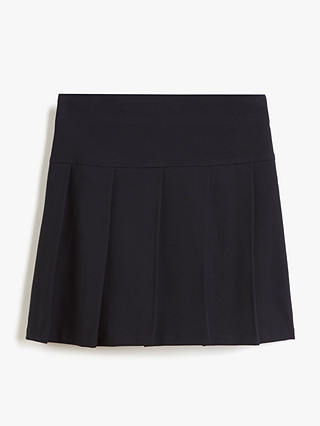 John Lewis Girls' Generous Fit Adjustable Waist Pleated Stain Resistant School Skirt