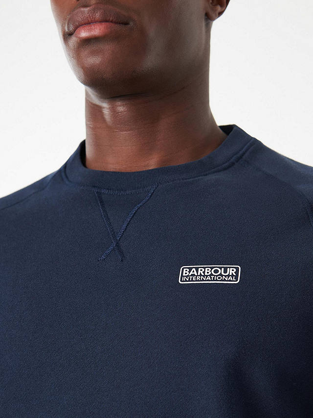 Barbour International Crew Neck Sweatshirt, Navy