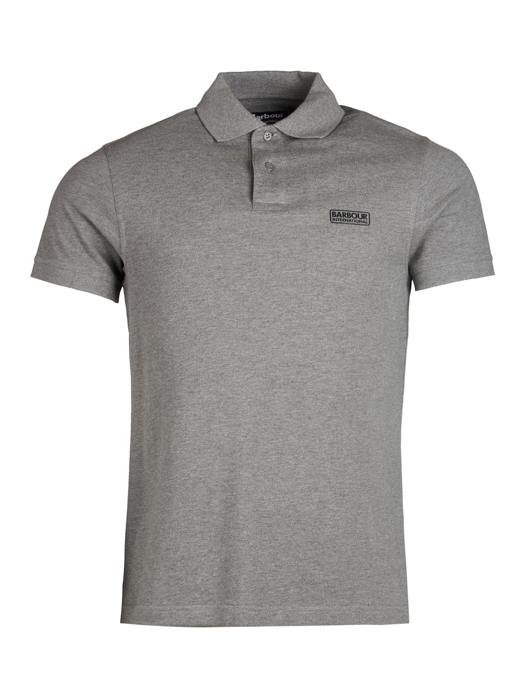 Barbour International Polo Shirt, Grey 