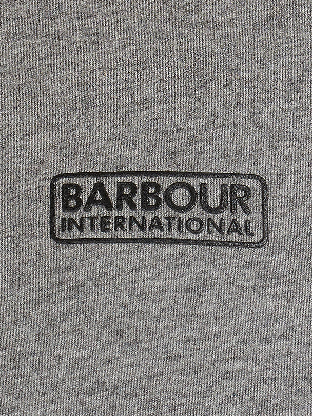 Barbour International Small Logo T-Shirt, Anthracite Marl