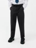 John Lewis Boys' Adjustable Waist Stain Resistant Tailored School Trousers
