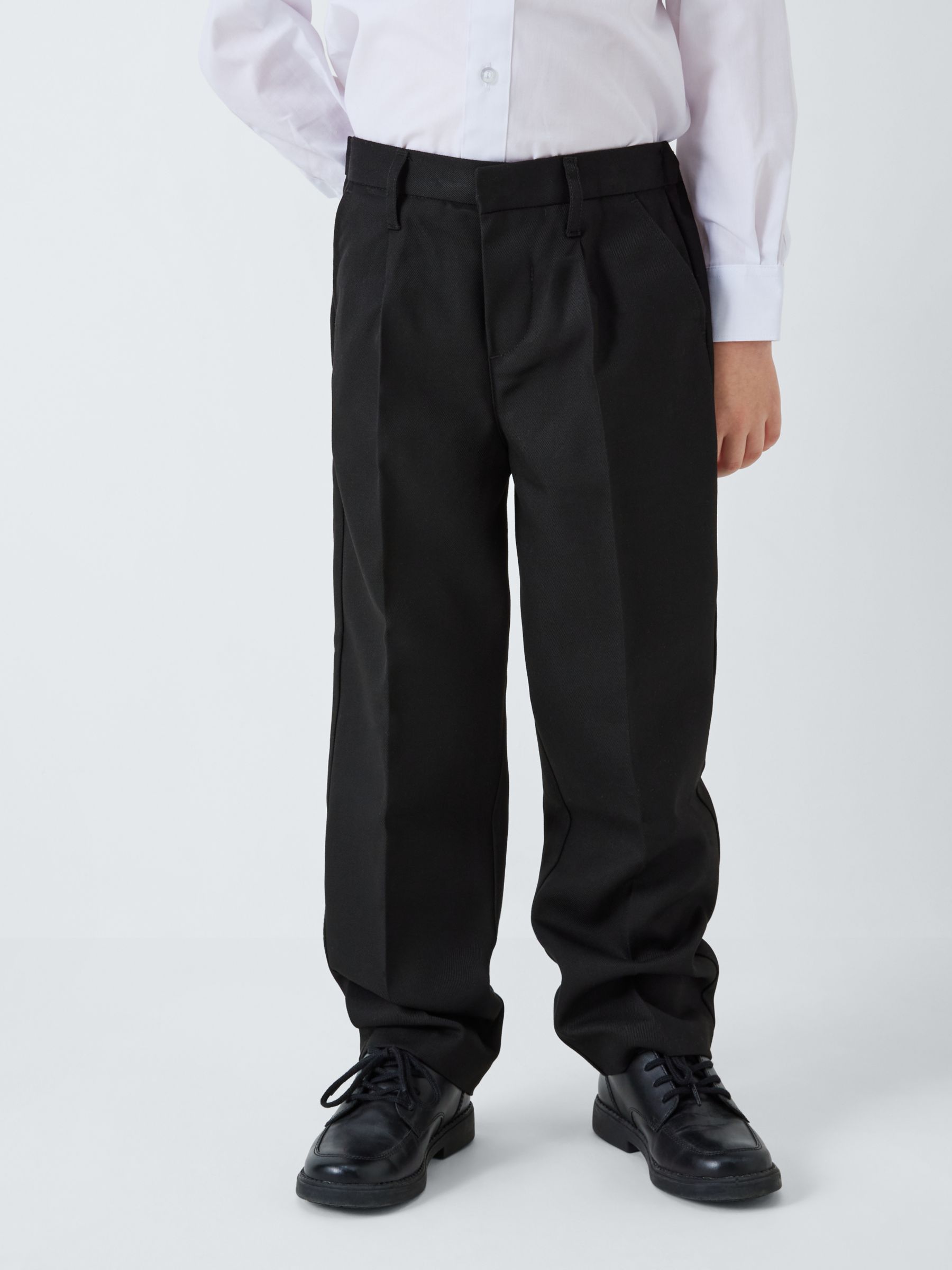 John Lewis Boys' Regular Fit Adjustable Waist School Trousers
