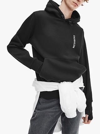 Calvin Klein Jeans Graphic Logo Hoodie, Black Beauty