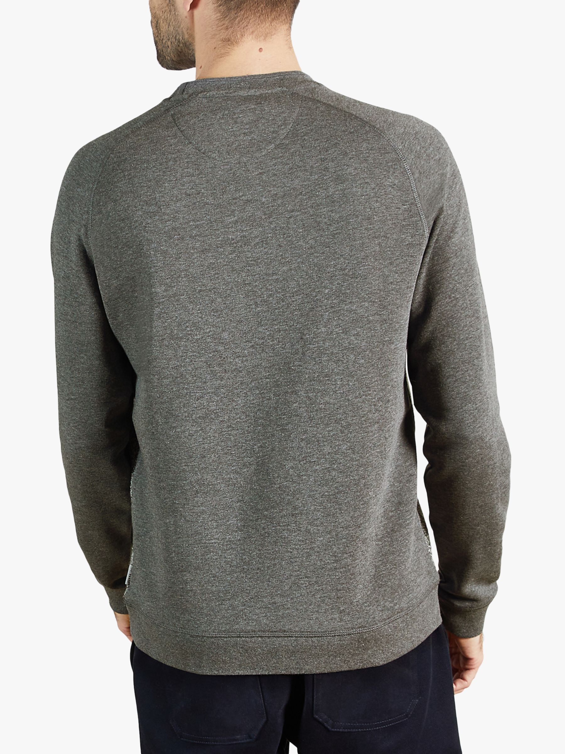 Ted Baker Props Textured Sweatshirt, Charcoal