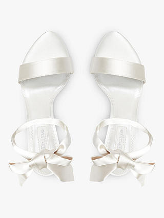 Dune Bridal Collection Mirelle Satin Ribbon Tie Sandals