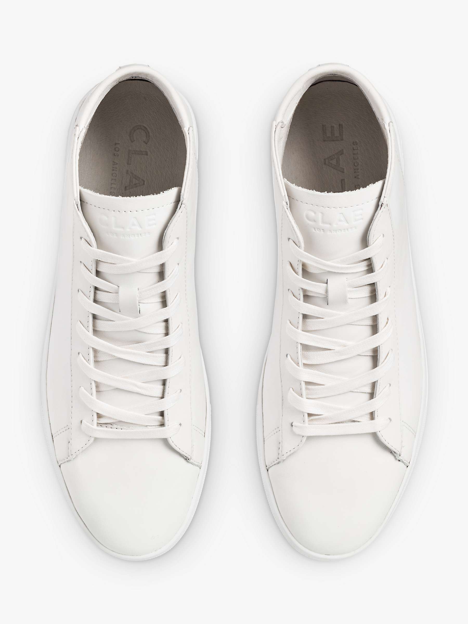 Buy CLAE Bradley Mid-Top Leather Trainers Online at johnlewis.com