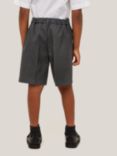 John Lewis Boys' Adjustable Waist Regular Length School Shorts