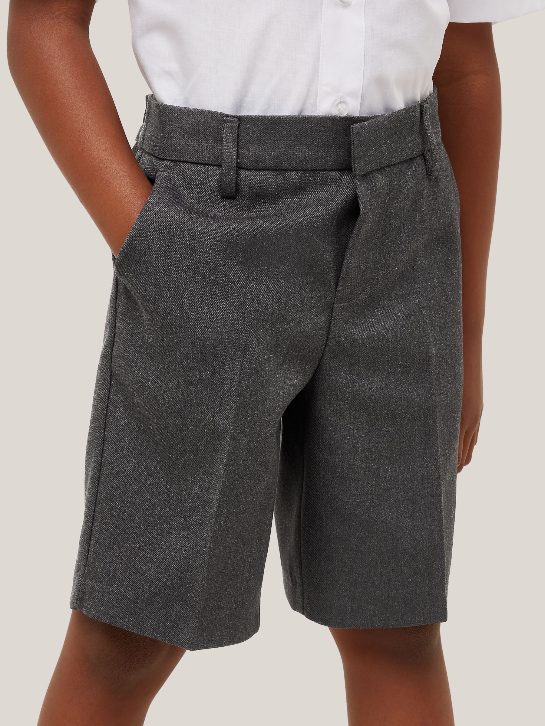 Buy John Lewis Boys' Adjustable Waist Regular Length School Shorts Online at johnlewis.com