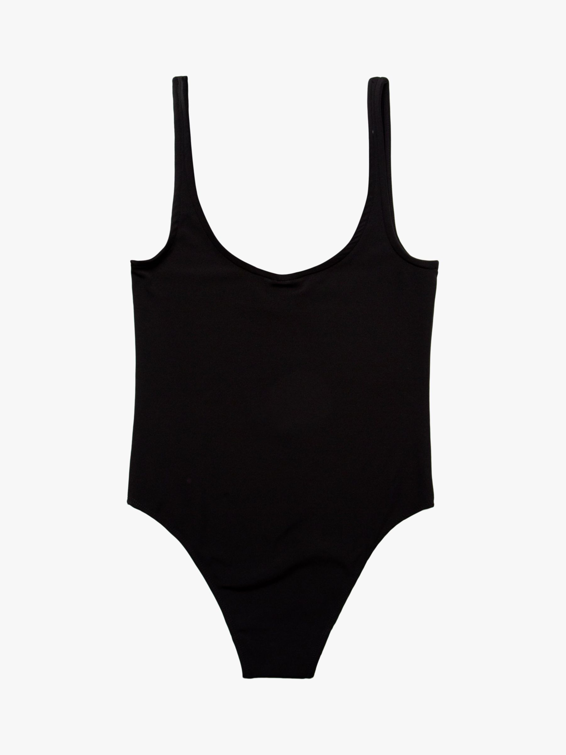 Hype Girls' Logo Swimsuit, Black