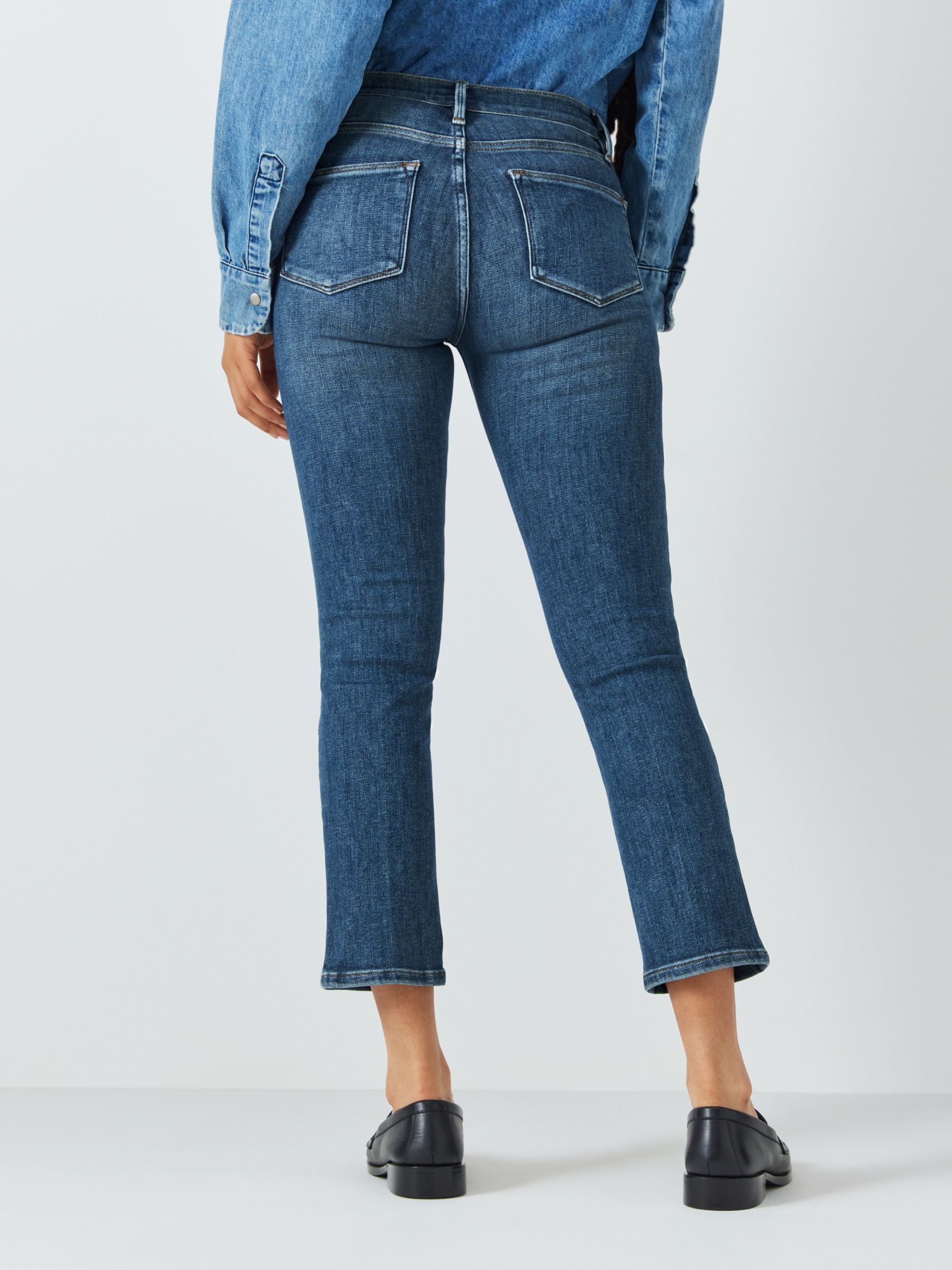 FRAME Le Garcon Straight Jeans, Bestia, 24