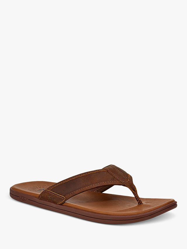 UGG Seaside Leather Flip Flops, Tan