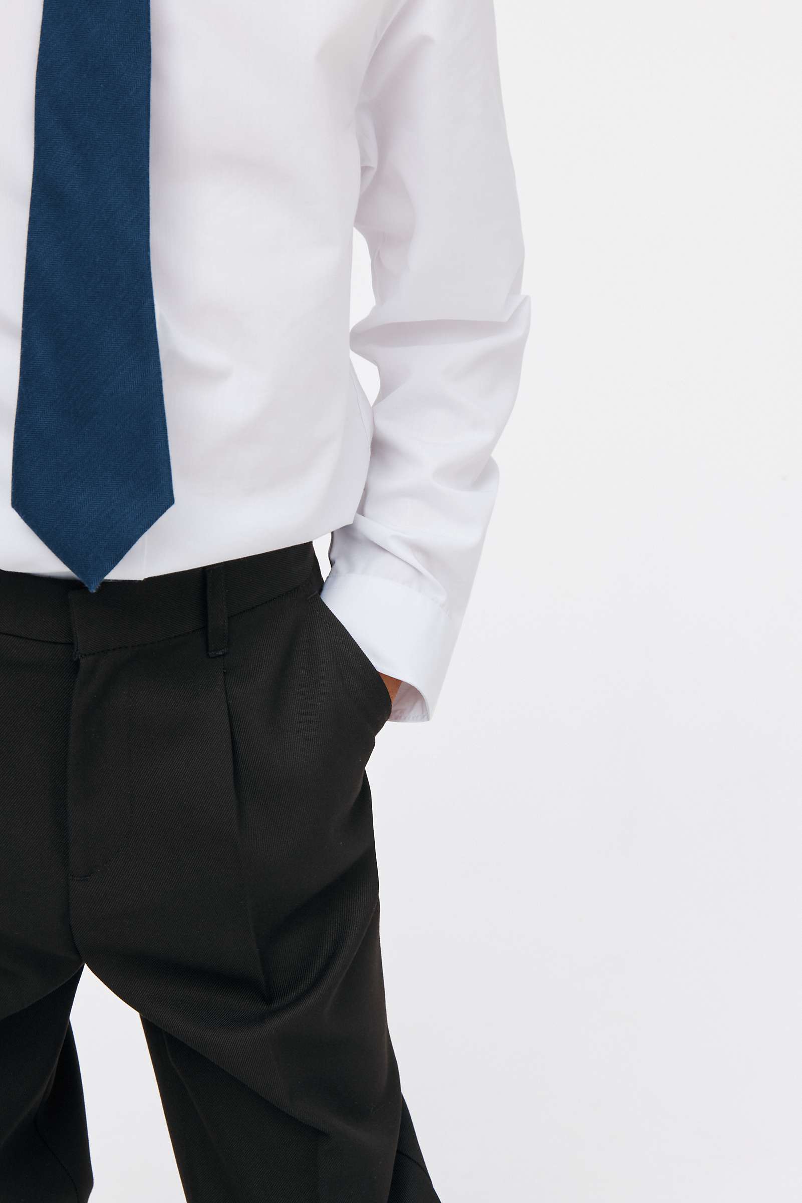 Buy John Lewis Boys' Adjustable Waist Slim Fit School Trousers Online at johnlewis.com