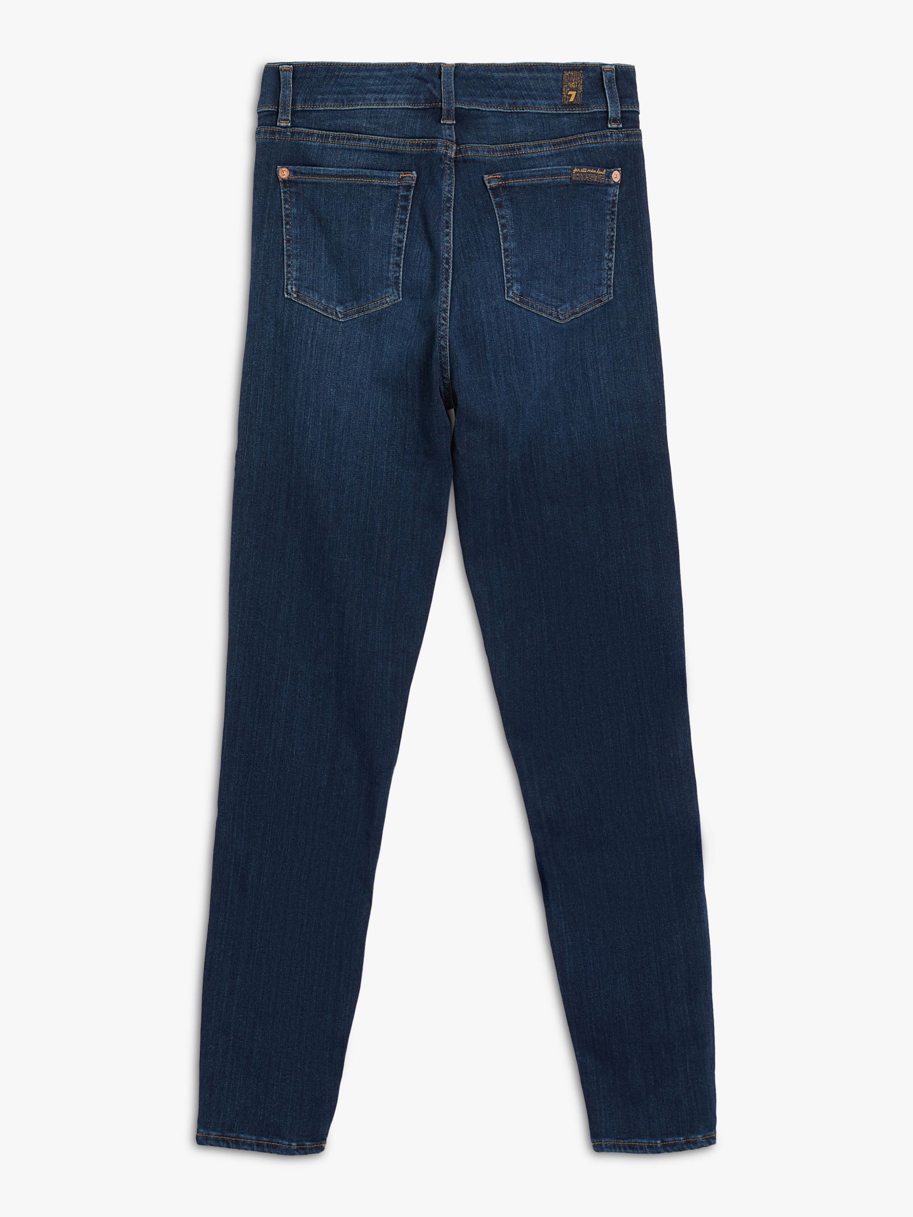 7 For All Mankind Aubrey Slim Illusion Luxe Jeans, Dark Blue, 27