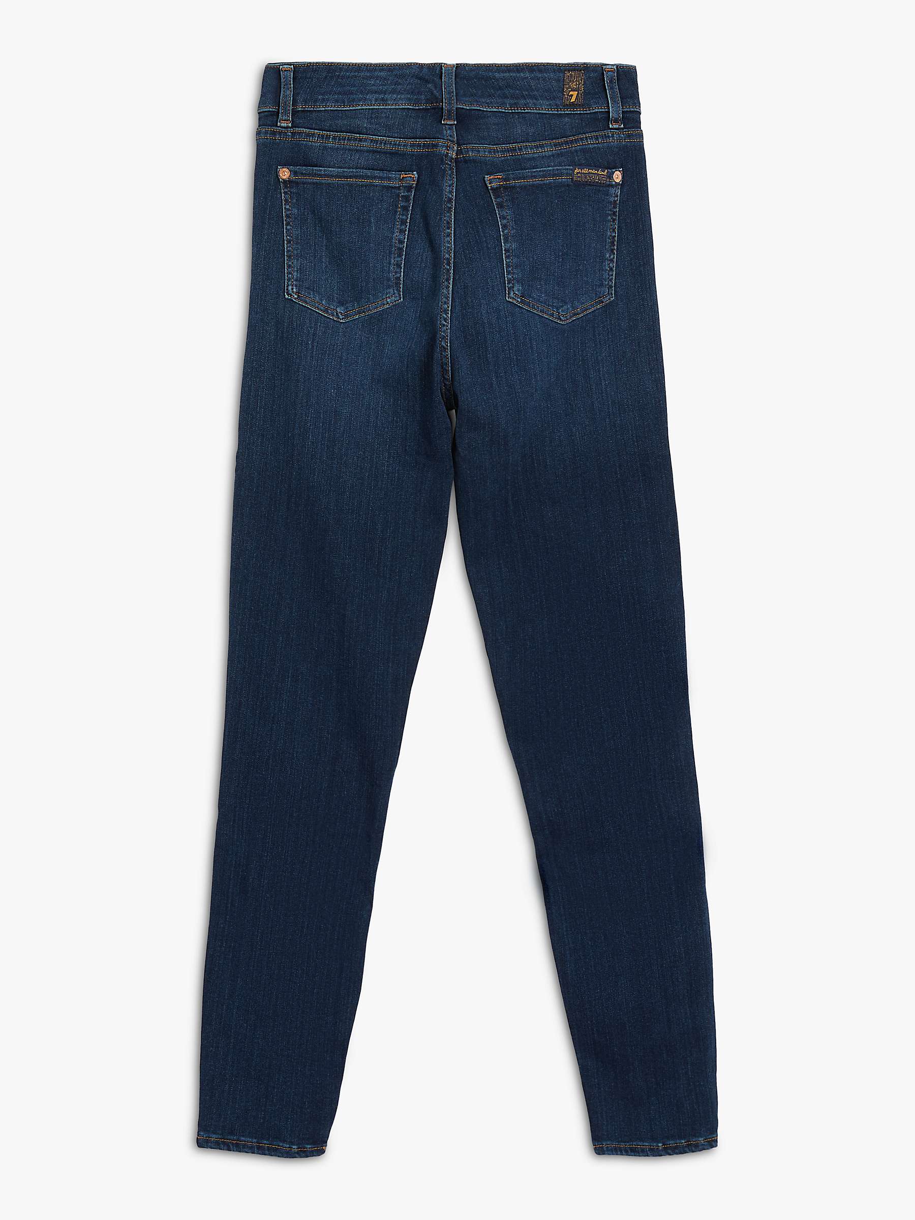 Buy 7 For All Mankind Aubrey Slim Illusion Luxe Jeans, Dark Blue Online at johnlewis.com