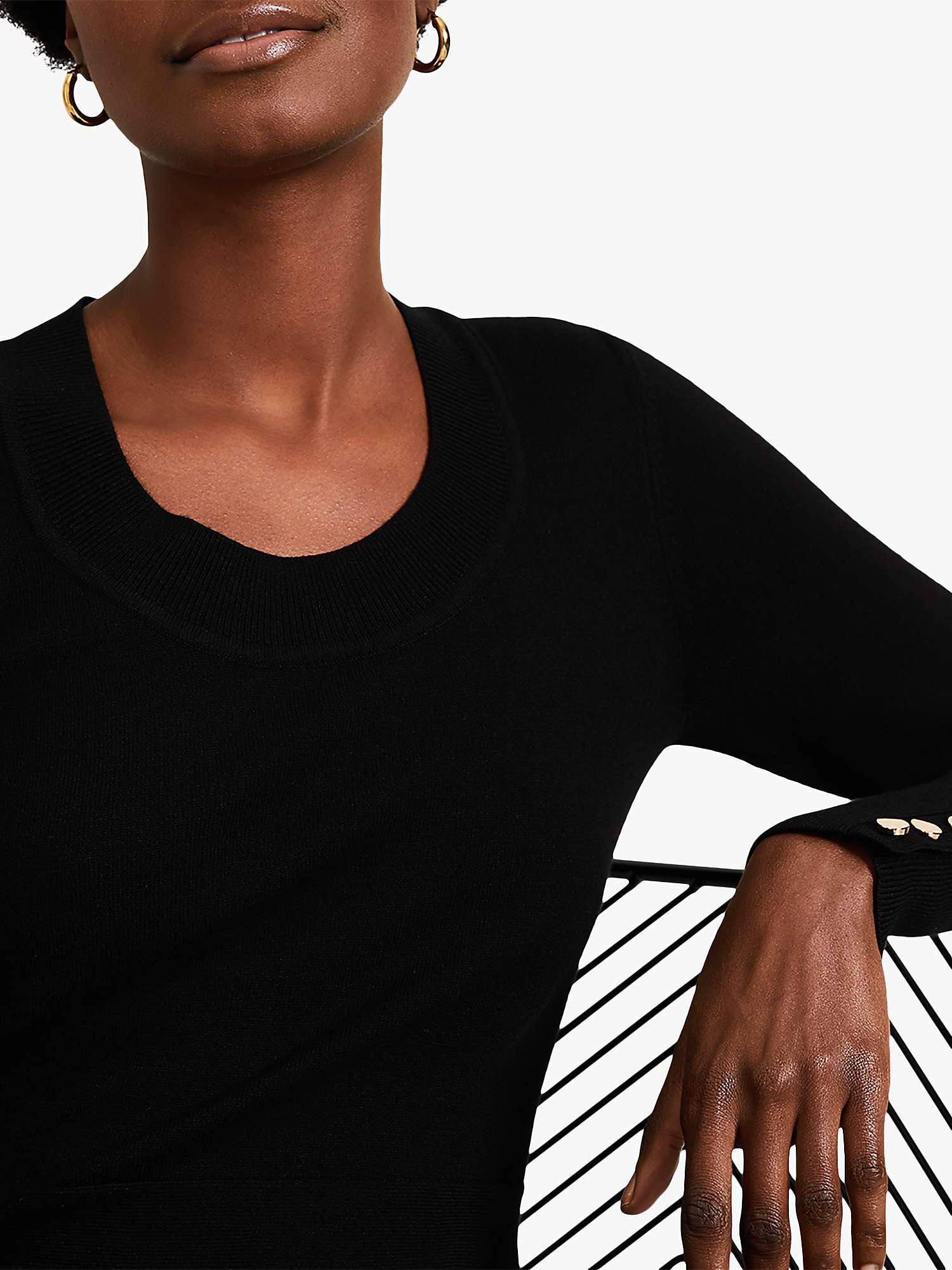 Buy Damsel in a Dress Pamel Top, Black Online at johnlewis.com