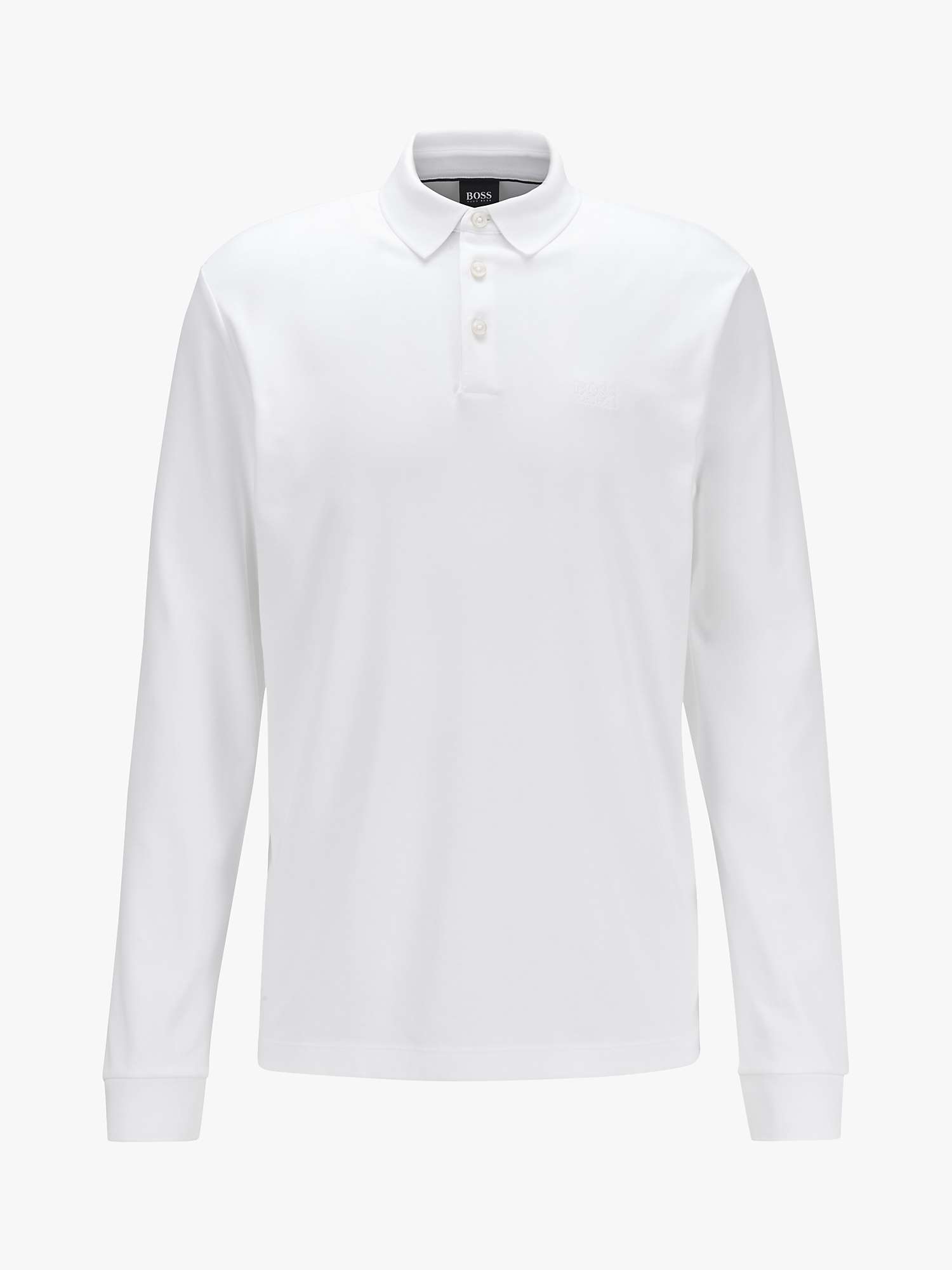 Buy BOSS Pado Long Sleeve Polo Shirt Online at johnlewis.com