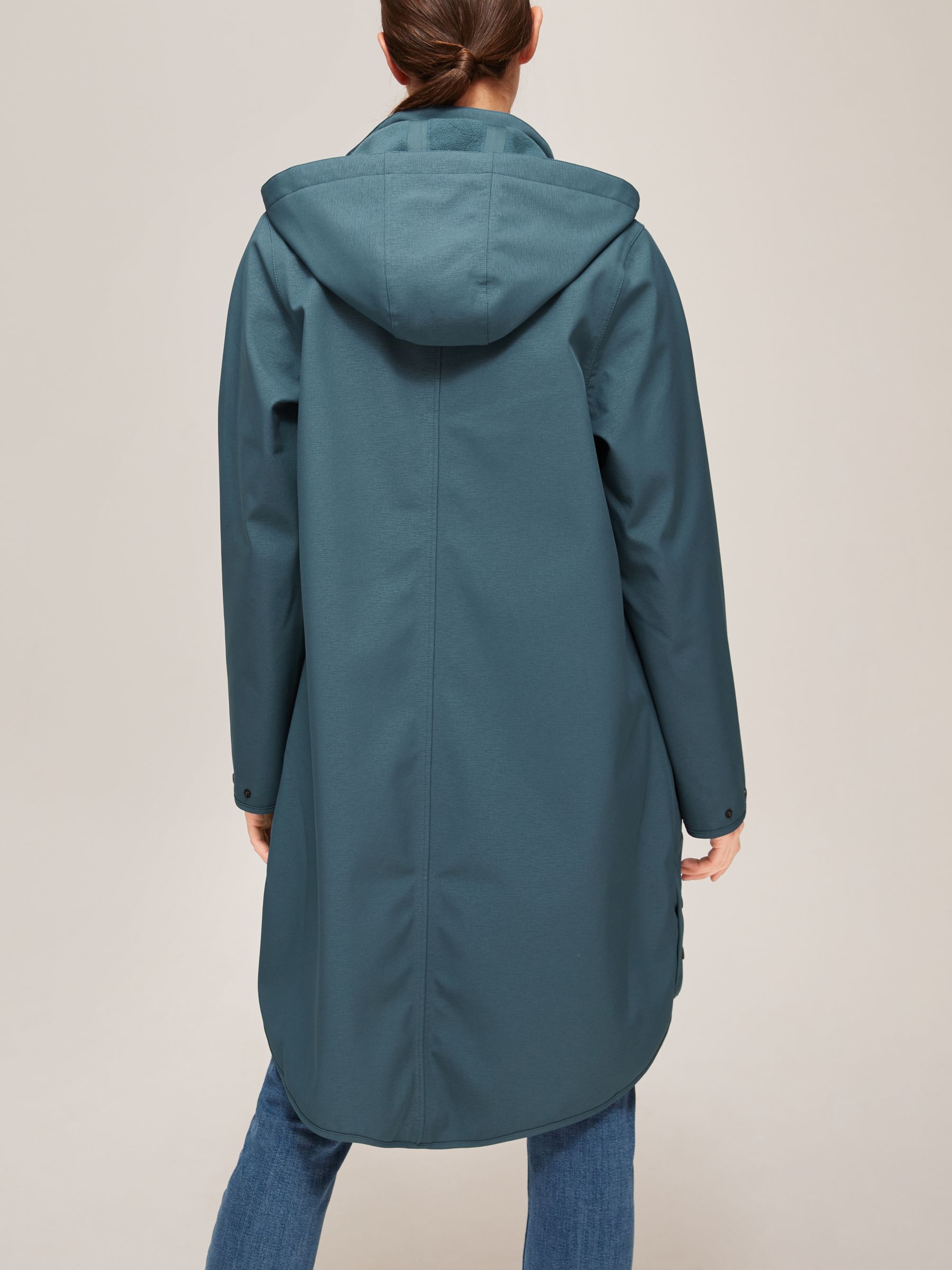 Ilse Jacobsen Hornbæk Rain 128 Army Jacket, Orion Blue at John Lewis ...