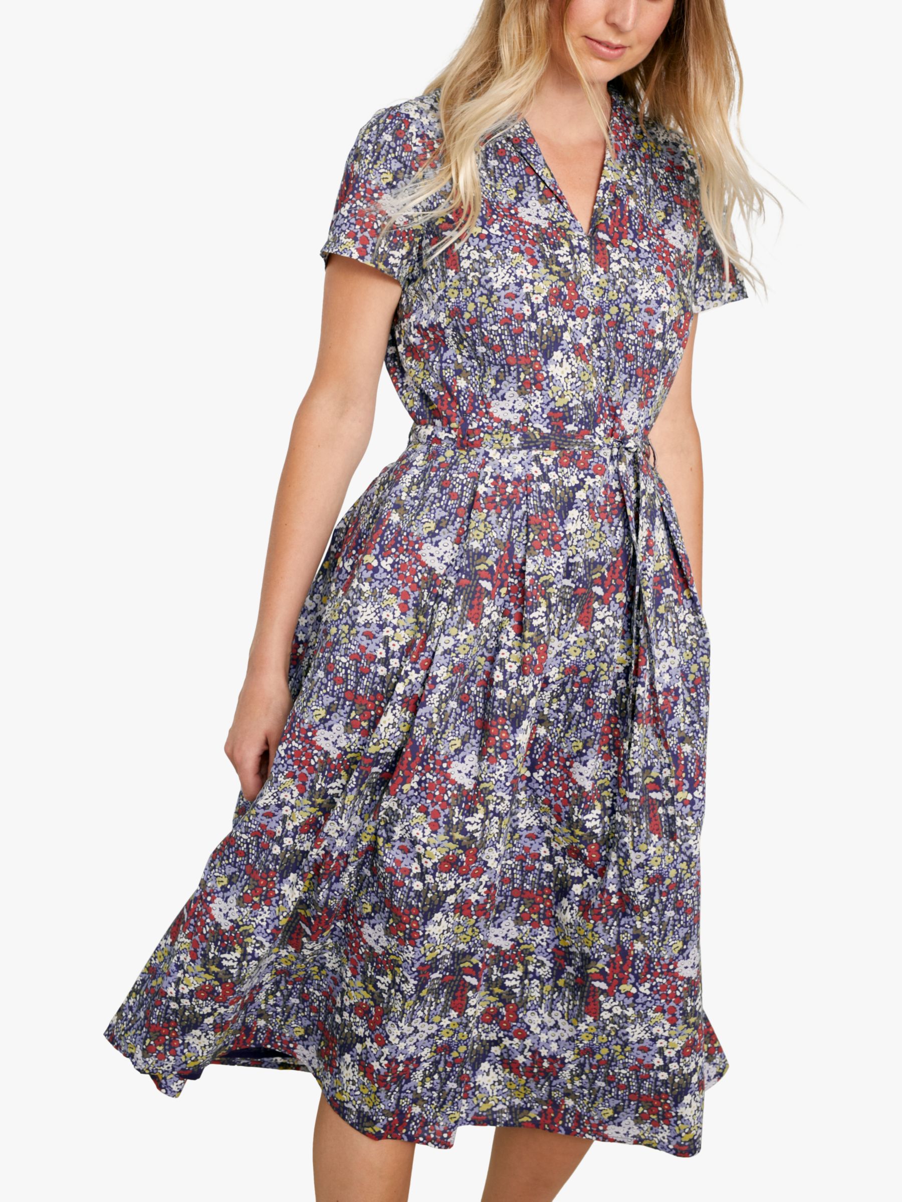 Seasalt Top Terrace Floral Dress, Painterly Planting Mix at John Lewis ...