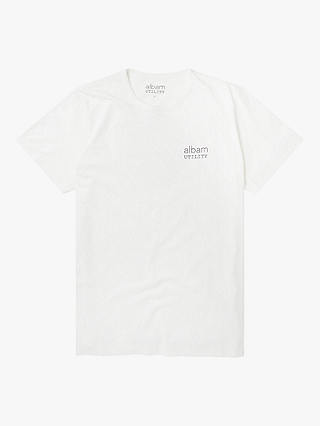 Albam Utility Graphic T-Shirt, White