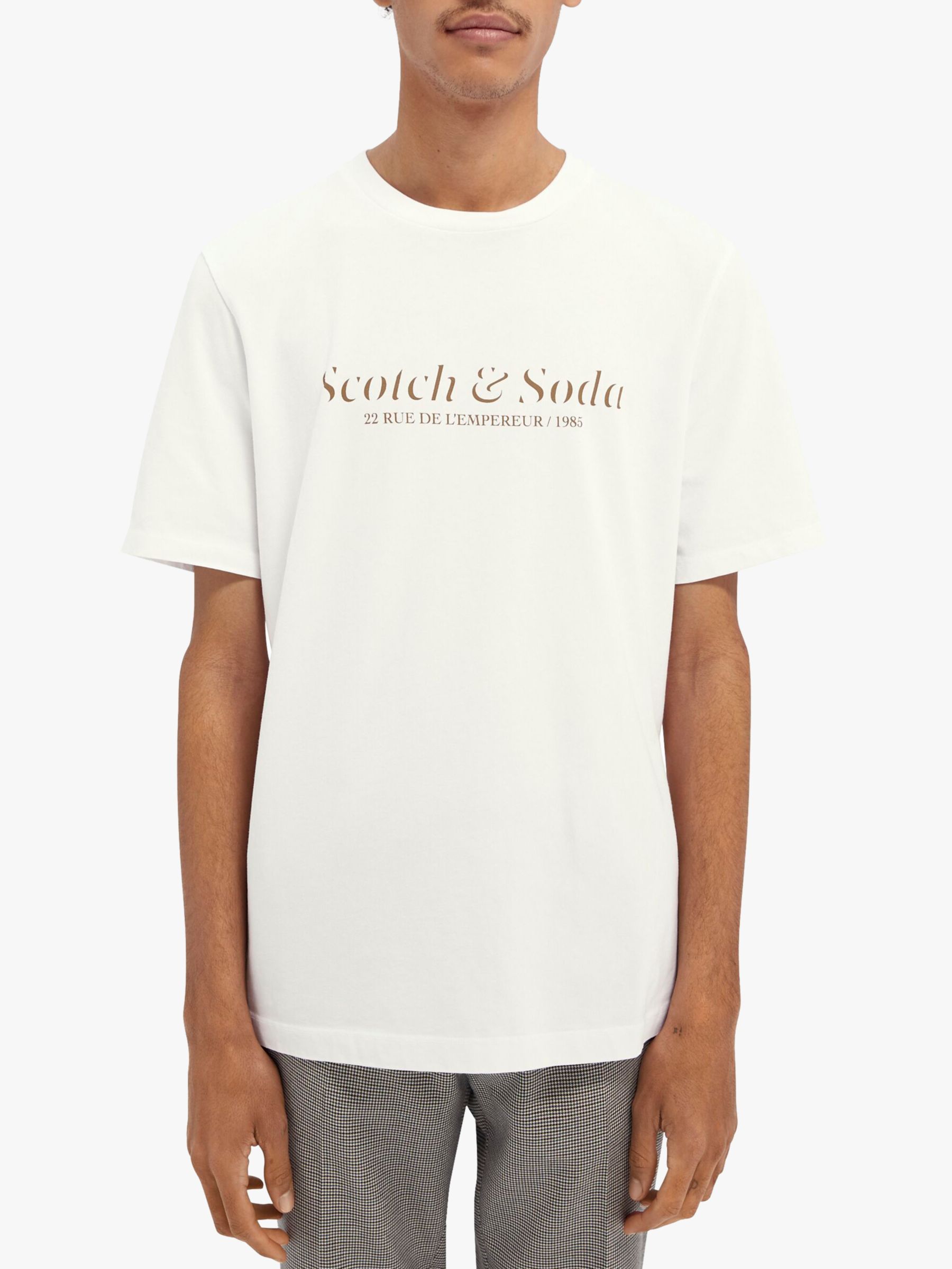 Scotch & Soda Logo T-Shirt, White