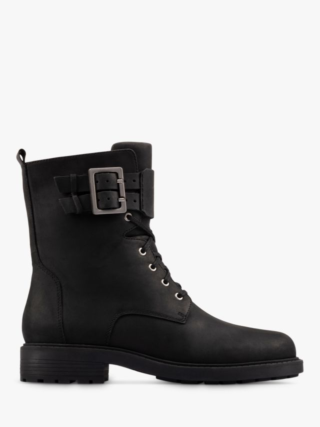 Clarks leather lace up on sale boots