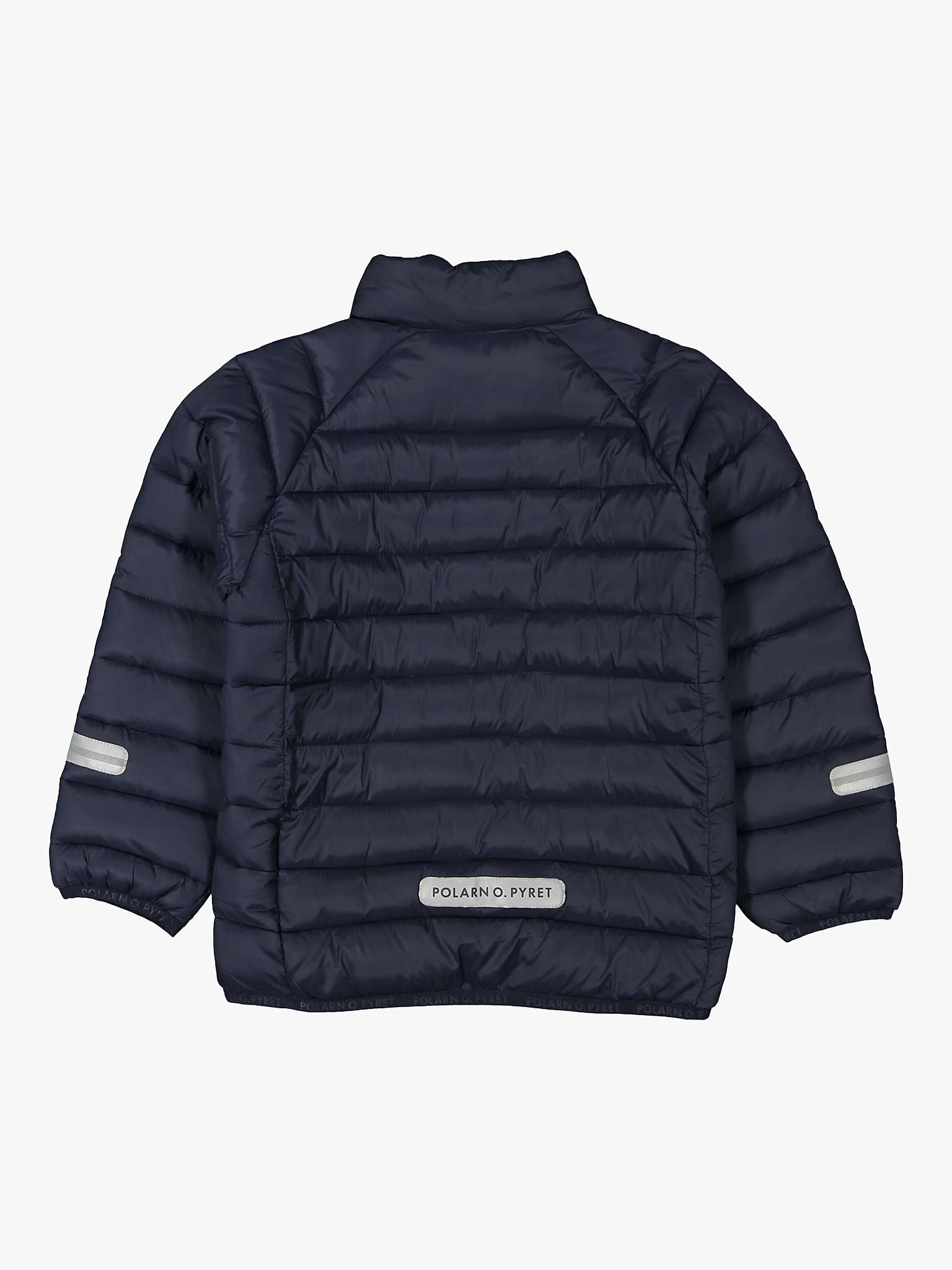 Buy Polarn O. Pyret Children's Water Resistant Puffer Jacket, Navy Online at johnlewis.com