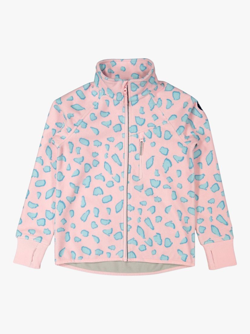 Polarn O. Pyret Children's Waterproof Fleece Jacket, Light Pink