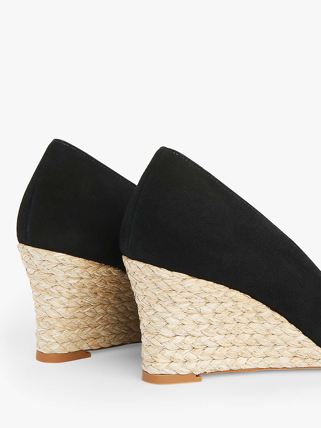 Buy L.K.Bennett Eevi Leather Wedge Heel Court Shoes Online at johnlewis.com