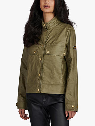 Barbour International Victory Casual Jacket, Light Army Green