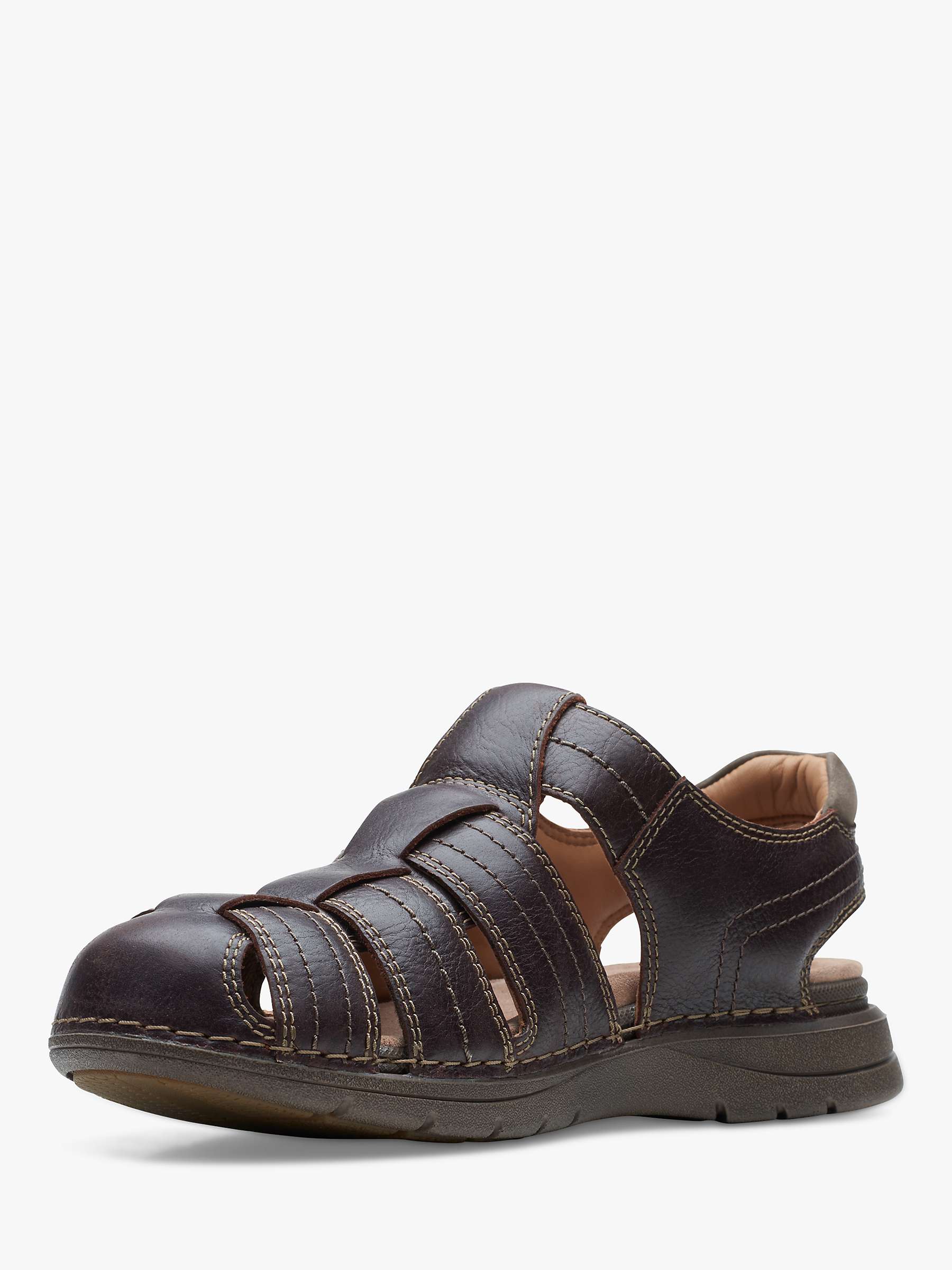 Buy Clarks Nature Limit Combination Leather Sandals Online at johnlewis.com