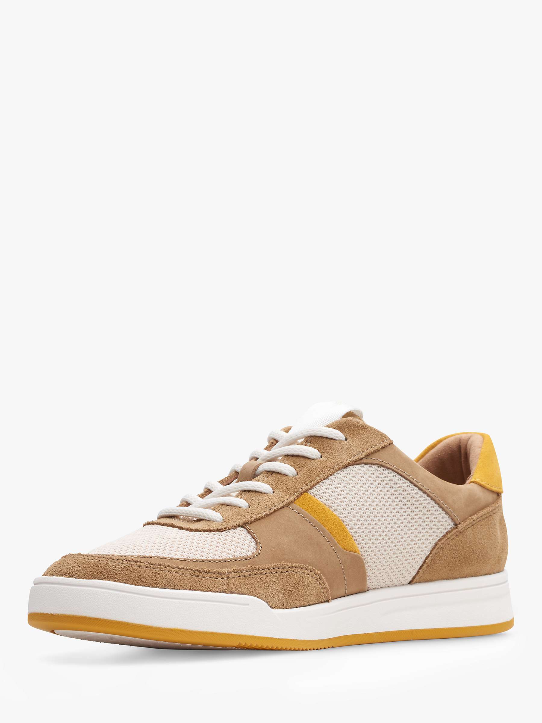 Buy Clarks Bizby Lace Up Combi Trainers Online at johnlewis.com