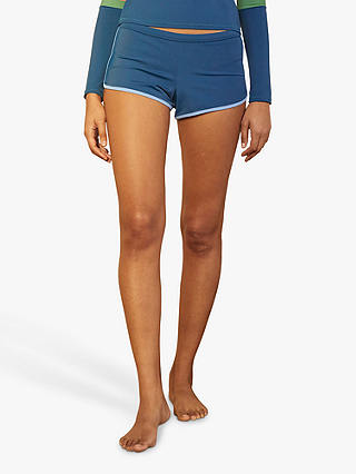 Boden Piping Swim Shorts