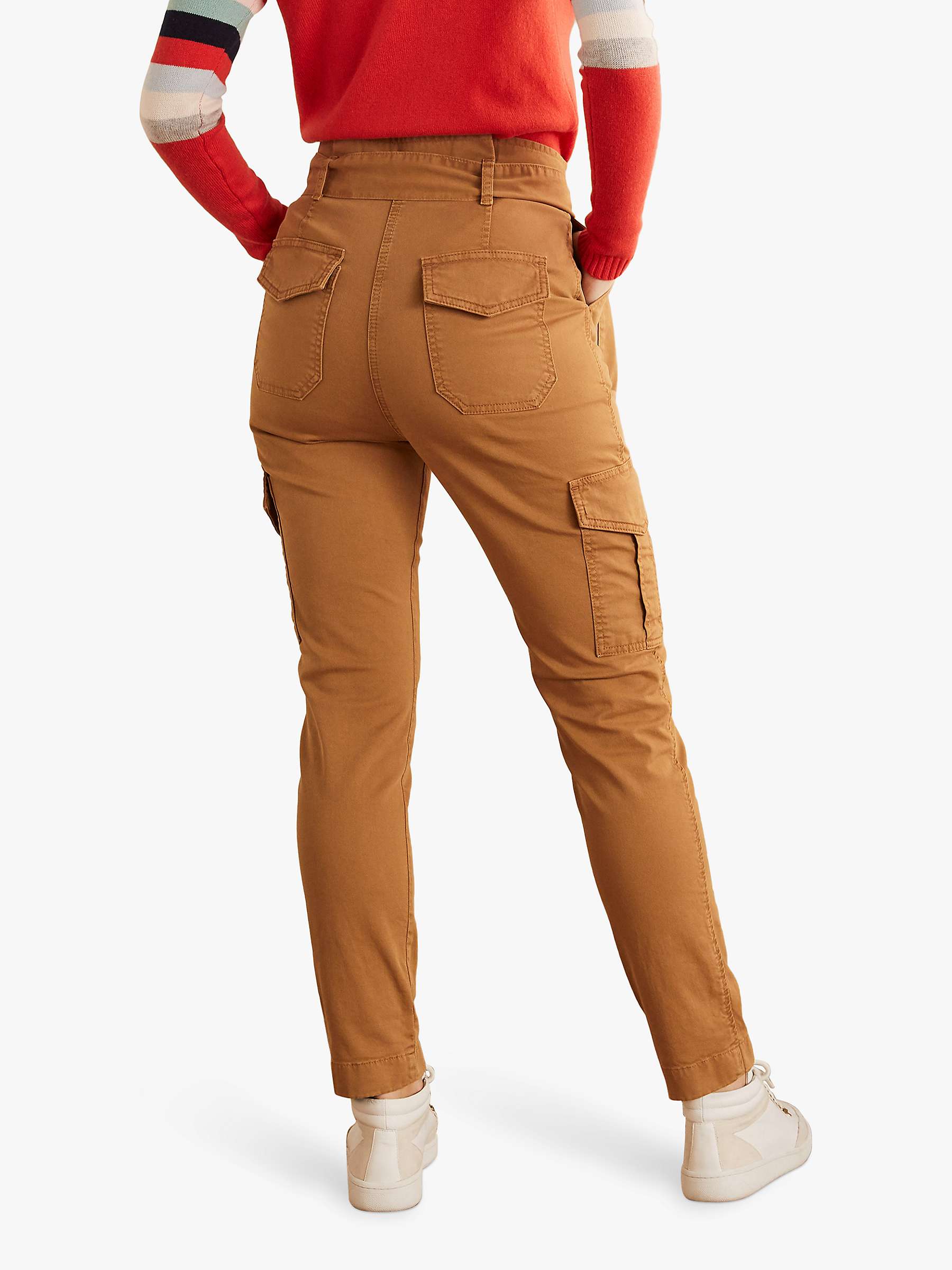 Boden Cargo Trousers, Camel at John Lewis & Partners