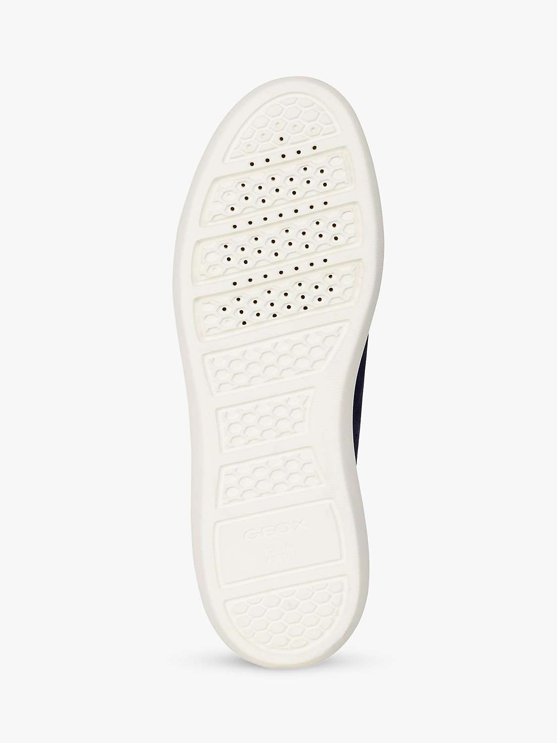 Buy Geox Women's Rubidia Wide Fit Perforated Leather Wedge Trainers Online at johnlewis.com