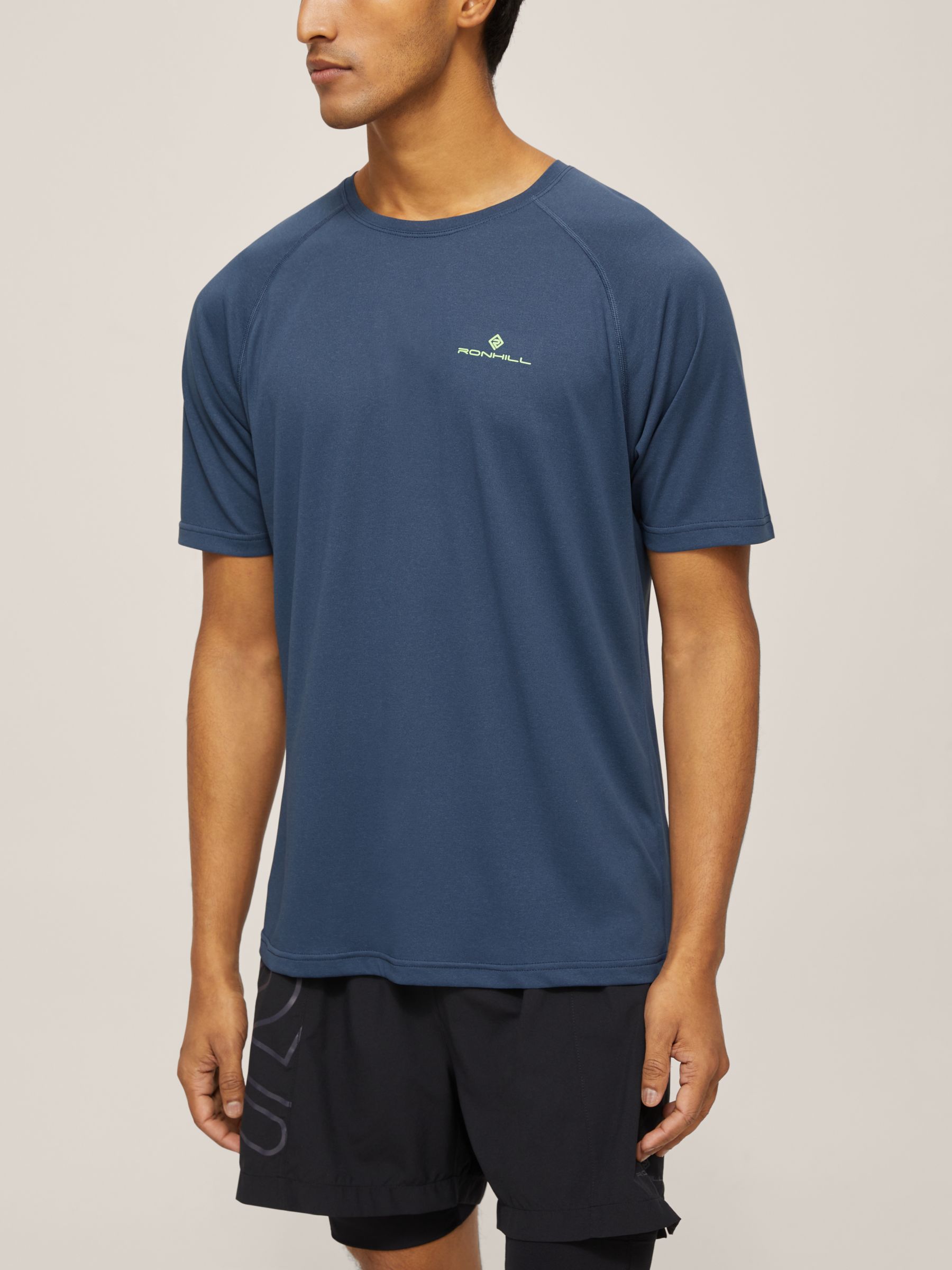 Ronhill Mens Core Running Short Sleeve T-Shirt Performance Workout Peacoat 